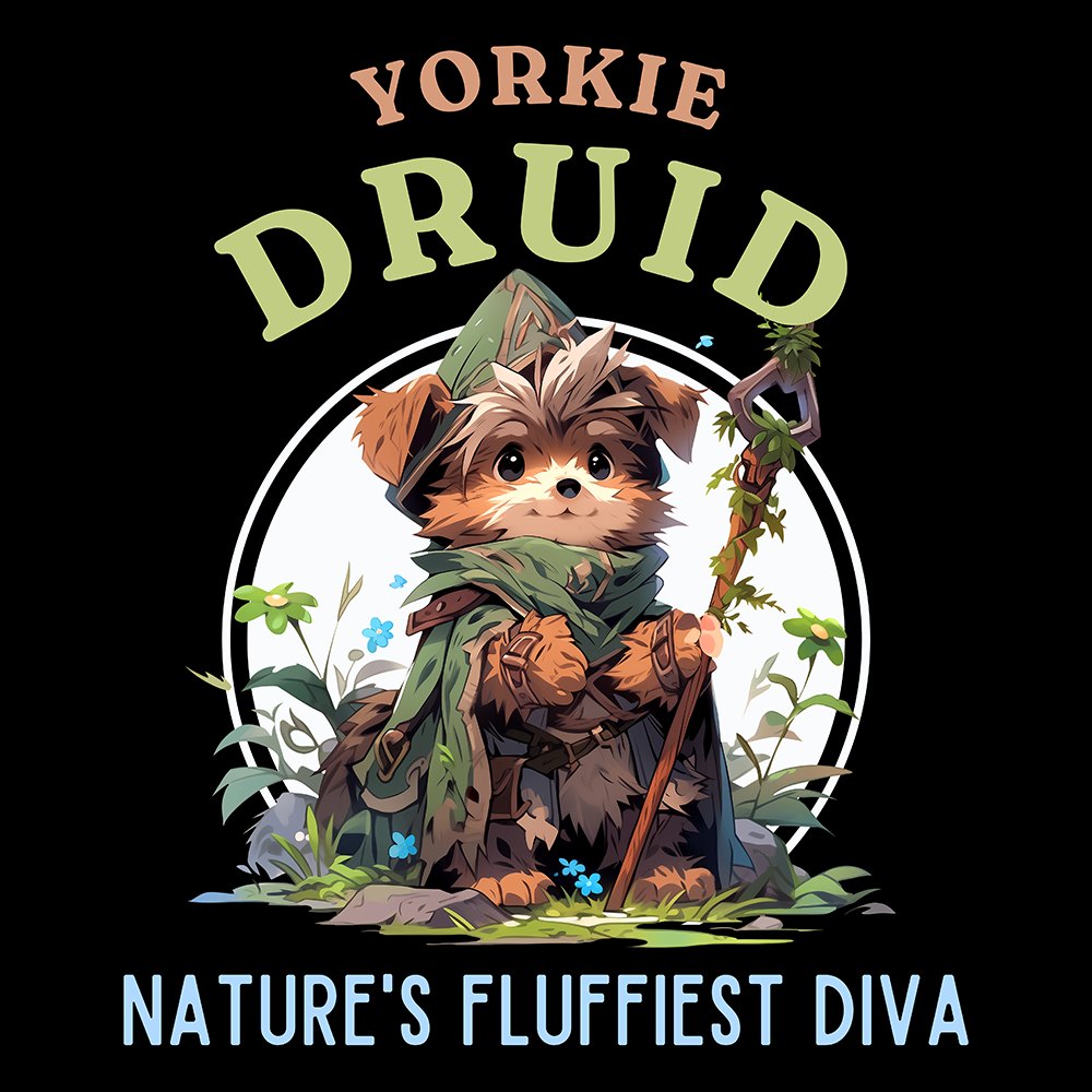 Yorkshire Terrier Druid DND T-Shirt