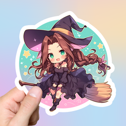 Aerith Witch Sticker