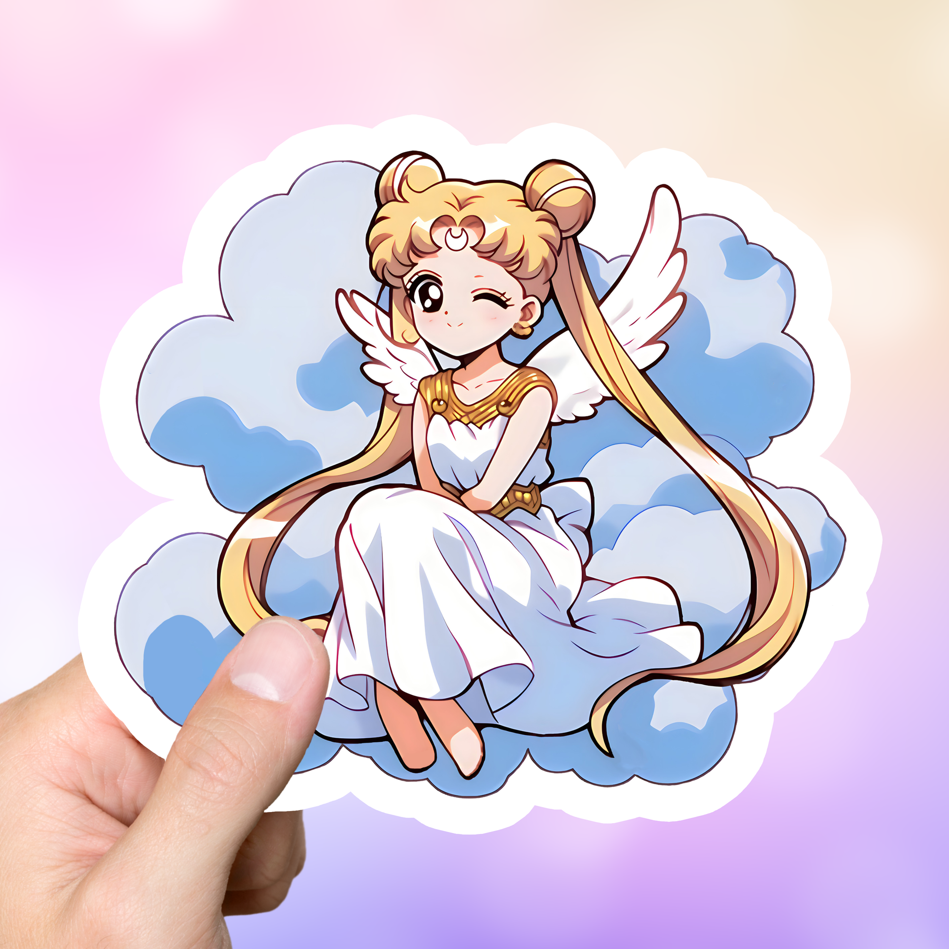 Angel Sailor Moon Sticker