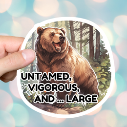 Halsin Bear Druid Romance Sticker