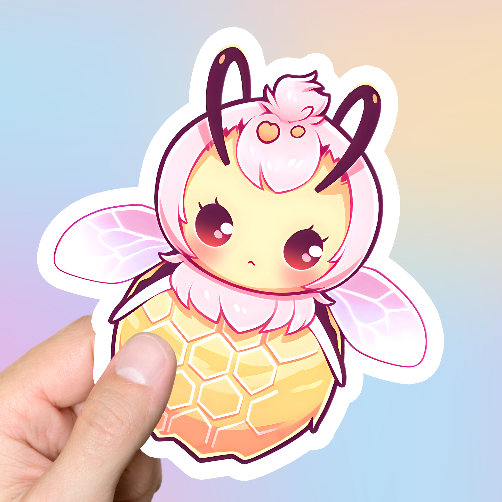 Pastel Queen Bee Sticker