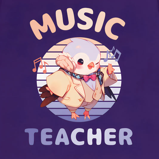 Music Teacher Bird Gift T-Shirt