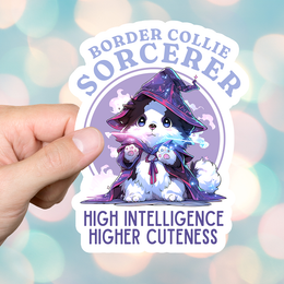 Border Collie DND Sorcerer Sticker
