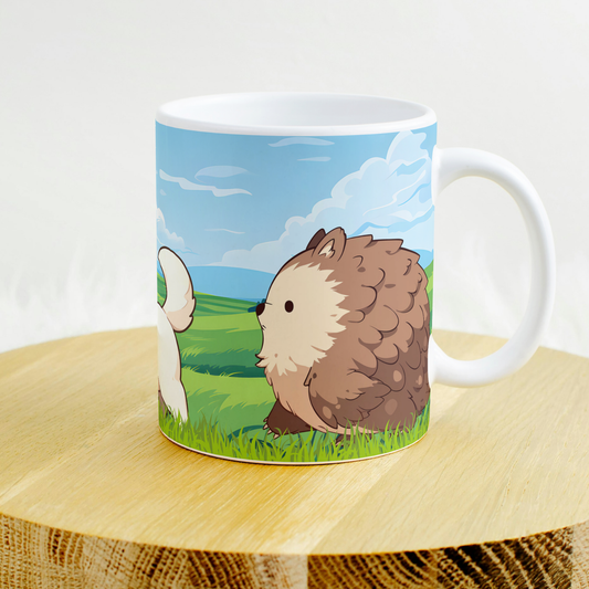 Scratch and Owlbear BG3 Mug