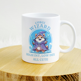 Corgi Wizard DND Mug