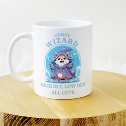 Corgi Wizard DND Mug