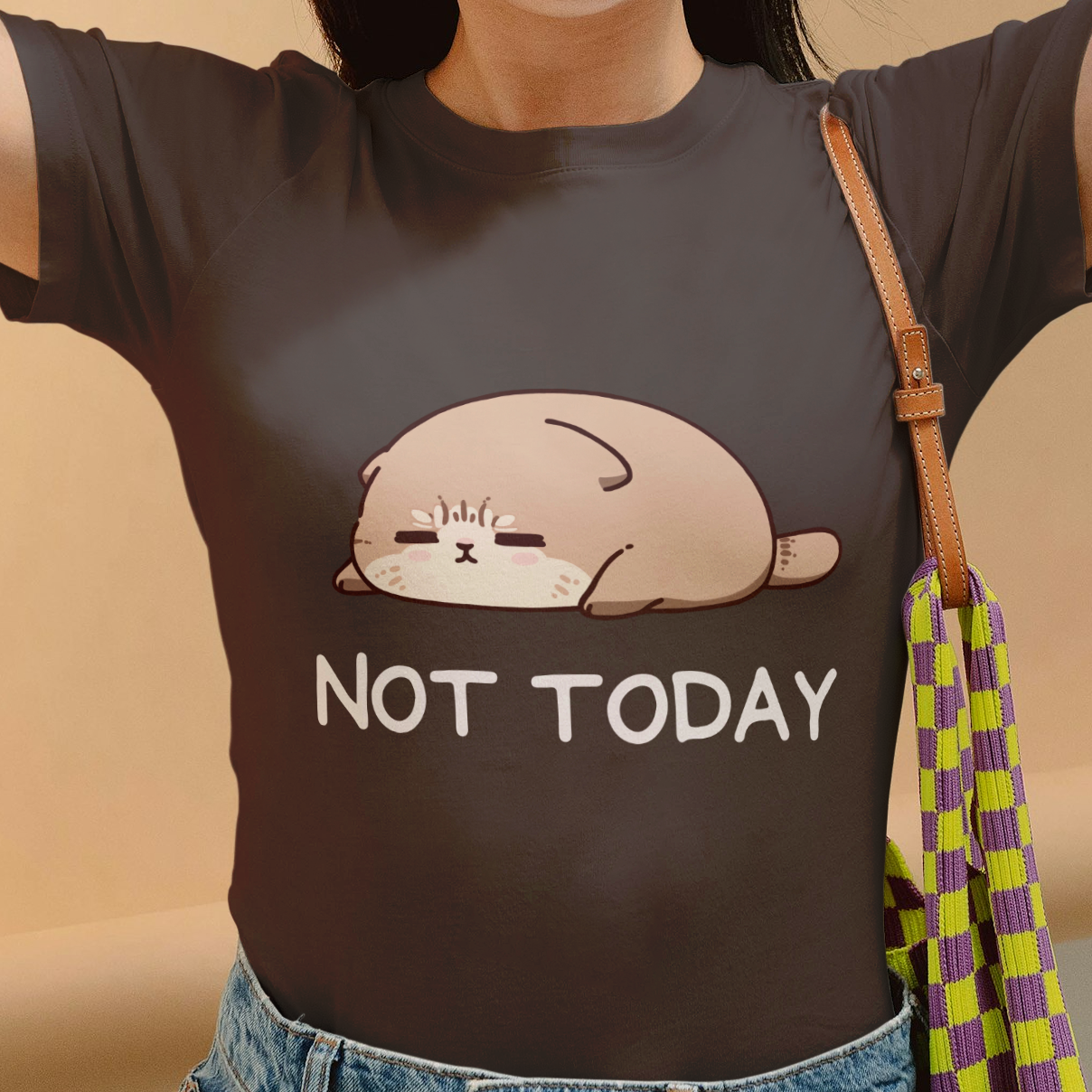 Not Today Cat T-Shirt