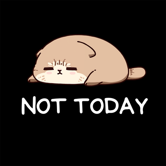 Not Today Cat T-Shirt