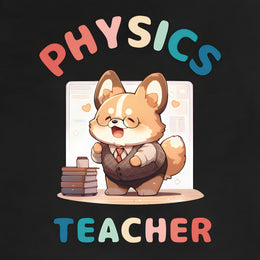 Physics Teacher Corgi Gift T-Shirt