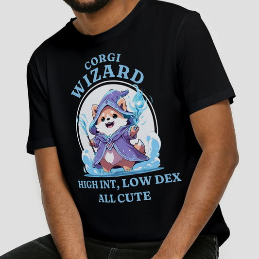 Corgi DND Wizard T-Shirt