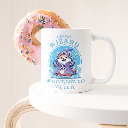 Corgi Wizard DND Mug