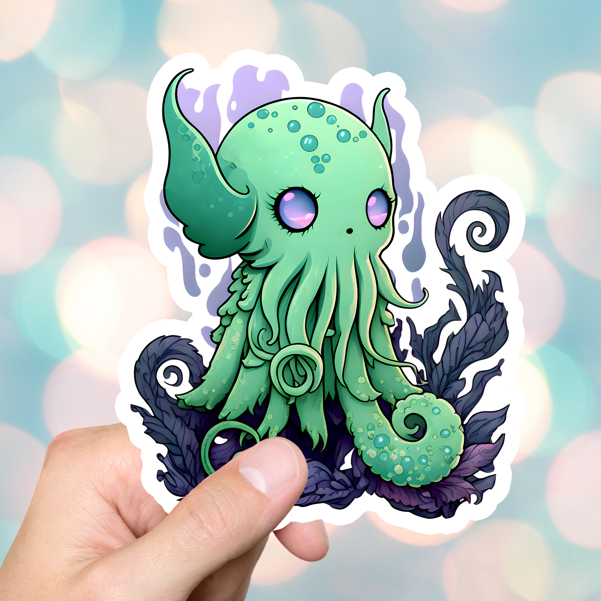 Cute Cthulhu Lovecraft Sticker