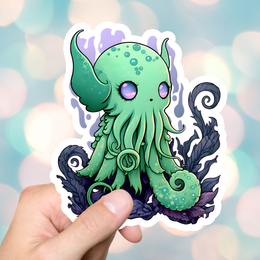 Cute Cthulhu Lovecraft Sticker