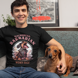 Dachshund Barbarian Wiener Rage T-Shirt