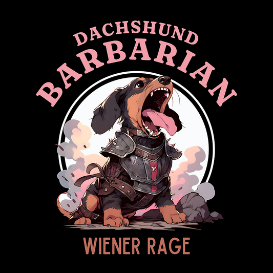 Dachshund Barbarian Wiener Rage T-Shirt