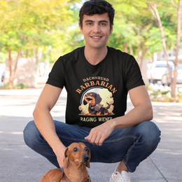 Dachshund Barbarian Raging Wiener T-Shirt