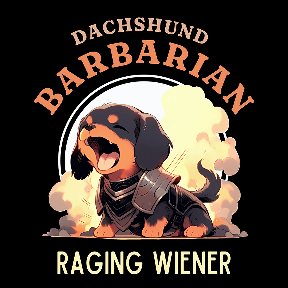 Dachshund Barbarian Raging Wiener T-Shirt