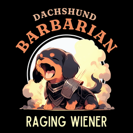 Dachshund Barbarian Raging Wiener T-Shirt