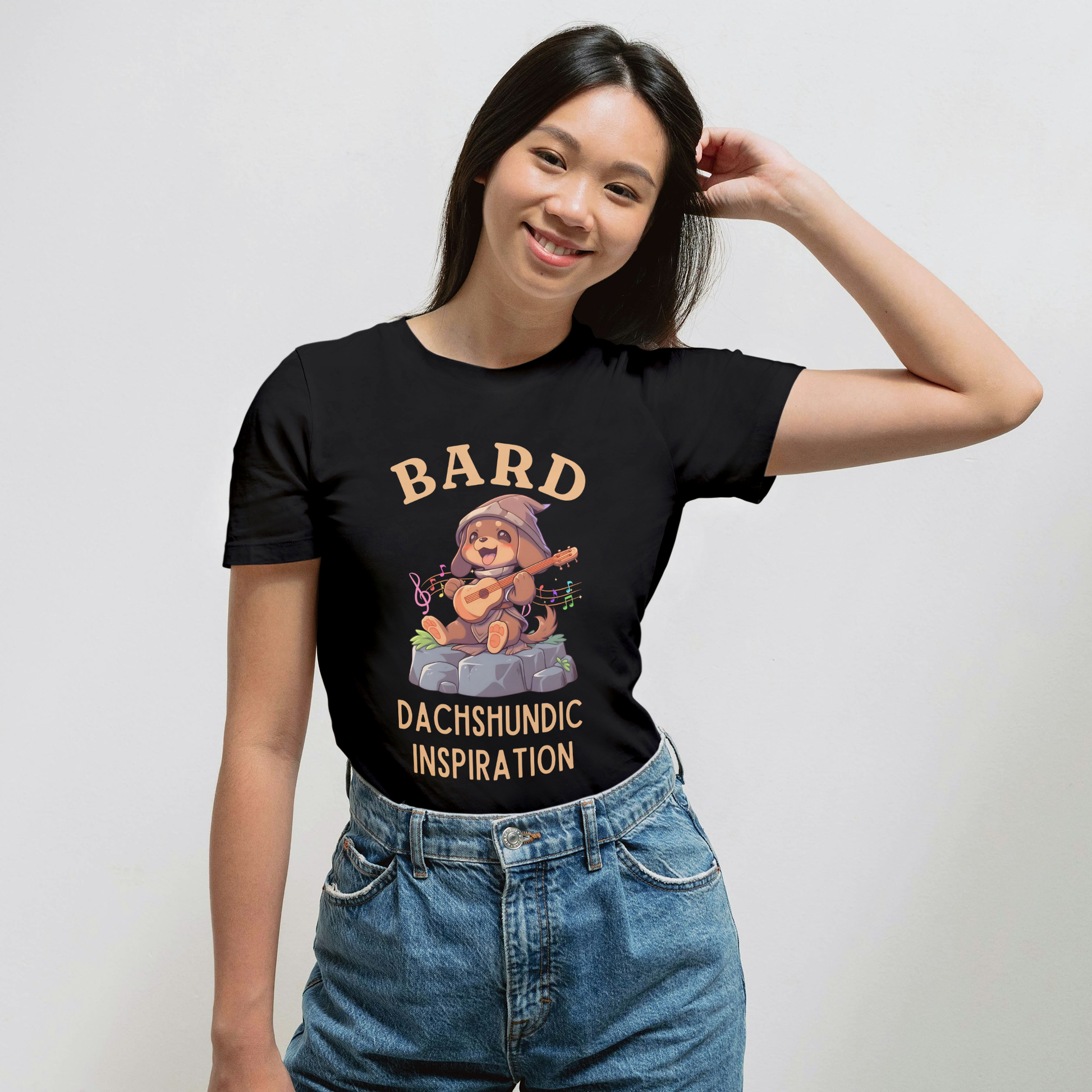 Dachshund Bard Dachshundic Inspiration T-Shirt