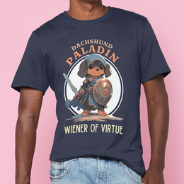 Dachshund Paladin Wiener of Virtue T-Shirt