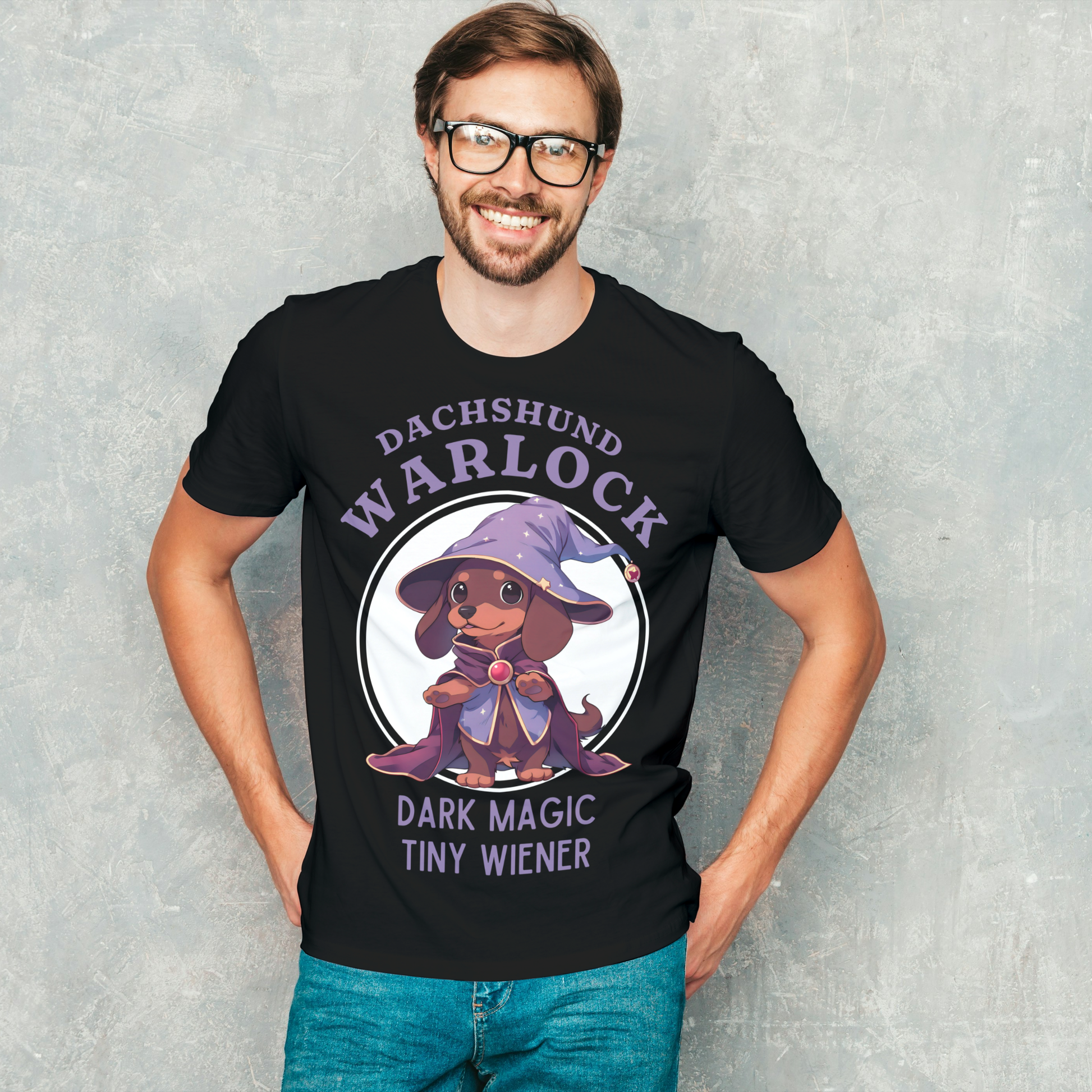 Dachshund Warlock Tiny Wiener T-Shirt