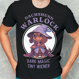 Dachshund Warlock Tiny Wiener T-Shirt