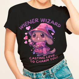 Wiener Wizard Valentines T-Shirt