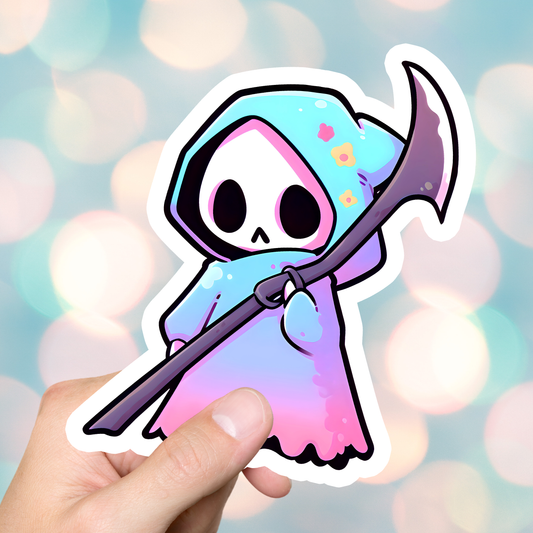 Kawaii Pastel Reaper Sticker