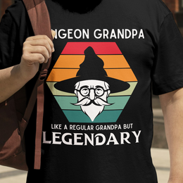 Dungeon Grandpa Legendary T-shirt