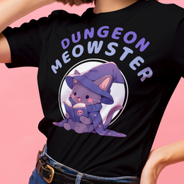 Dungeon Meowster DND T-Shirt