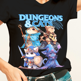 Dungeons and Cats T-Shirt