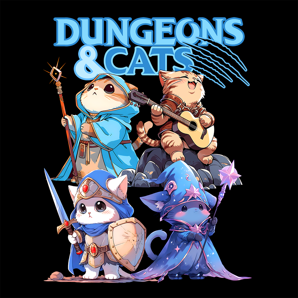 Dungeons and Cats T-Shirt