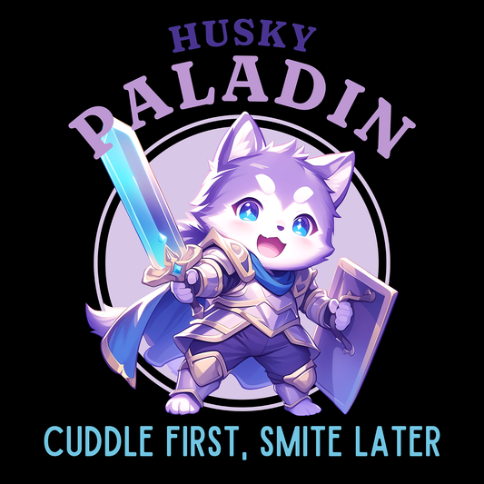 Husky Paladin Cuddles T-Shirt