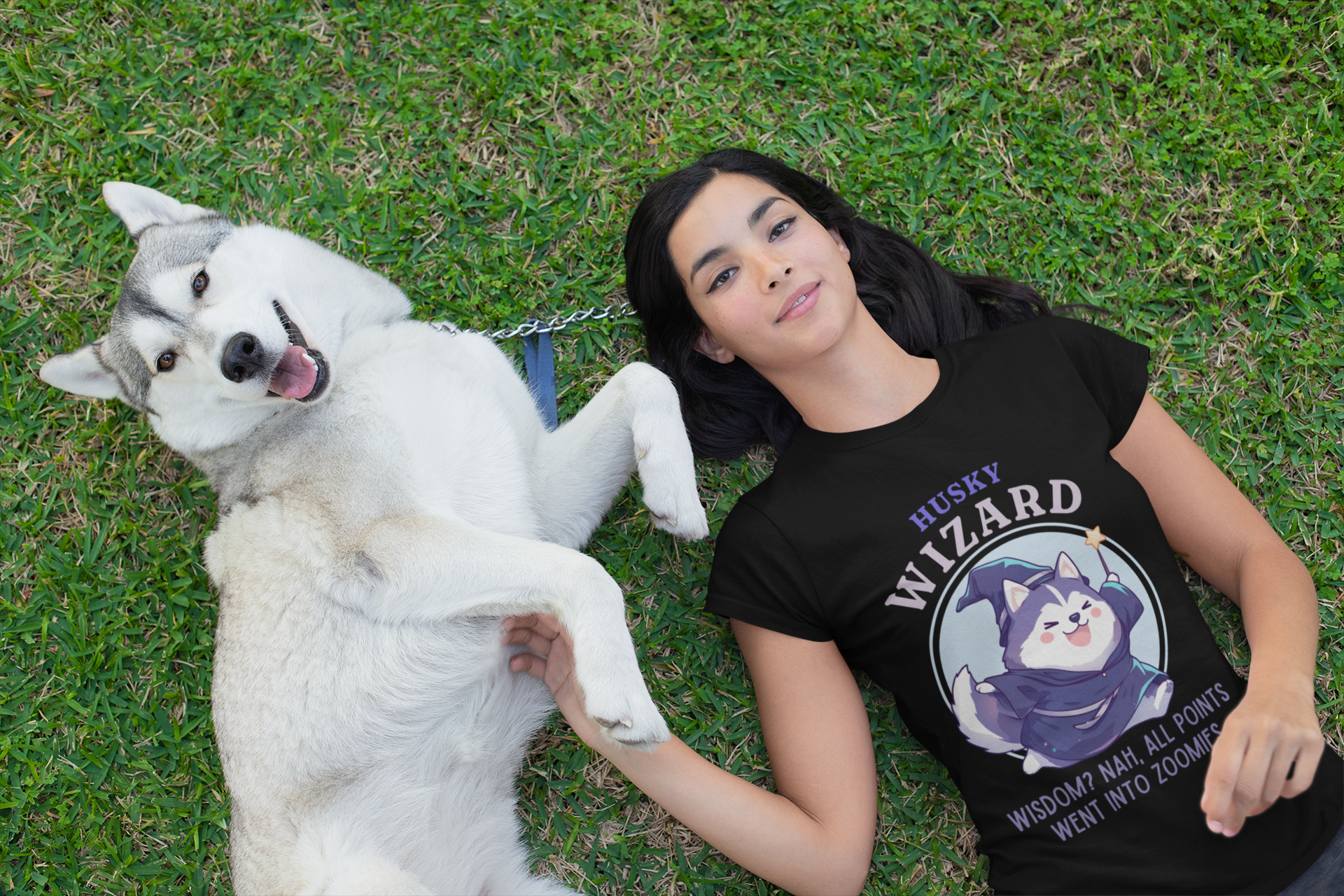 Husky Wizard Zoomies T-Shirt