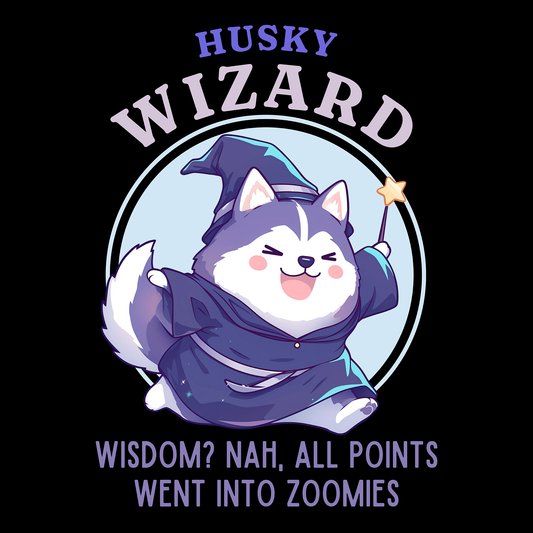 Husky Wizard Zoomies T-Shirt