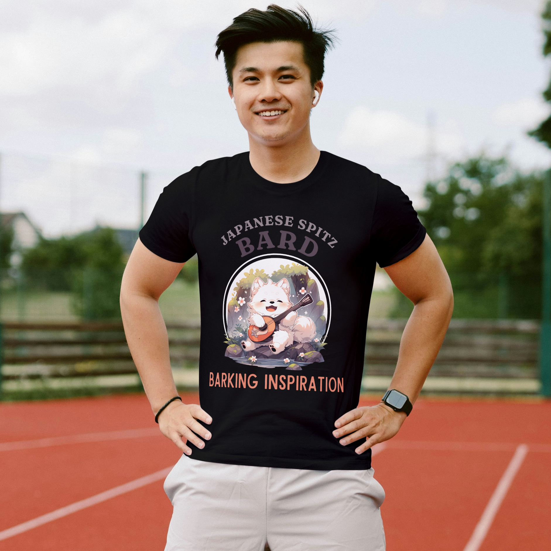 Japanese Spitz Bard DND T-Shirt