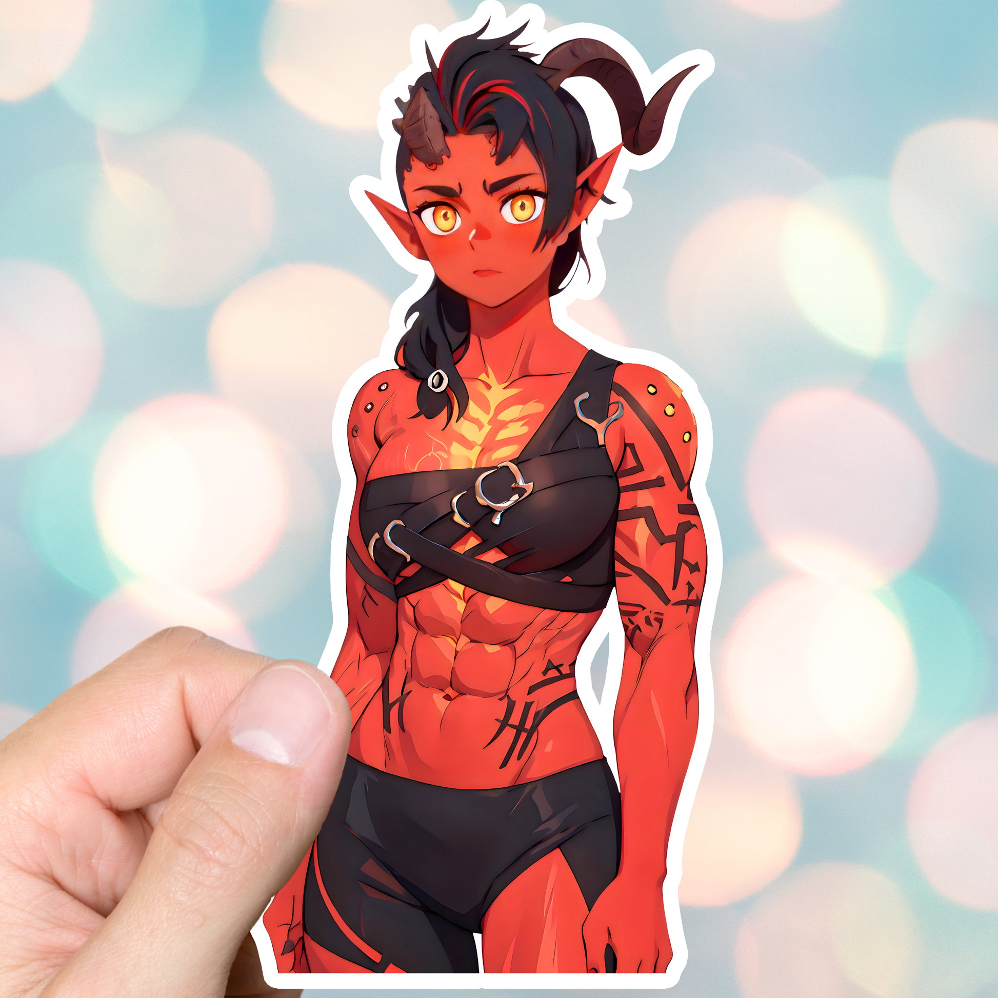 Karlach Barbarian BG3 Sticker