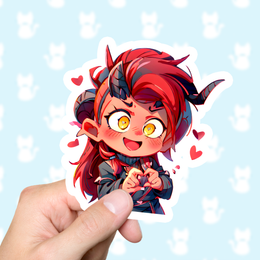 Karlach BG3 Heart Sticker