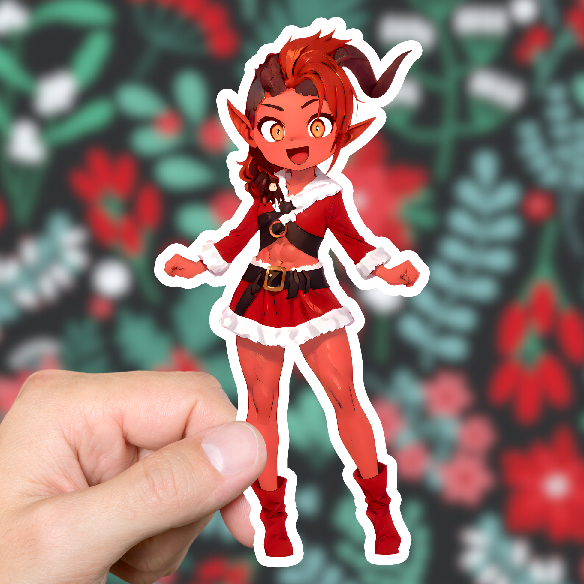 Karlach BG3 Christmas Sticker