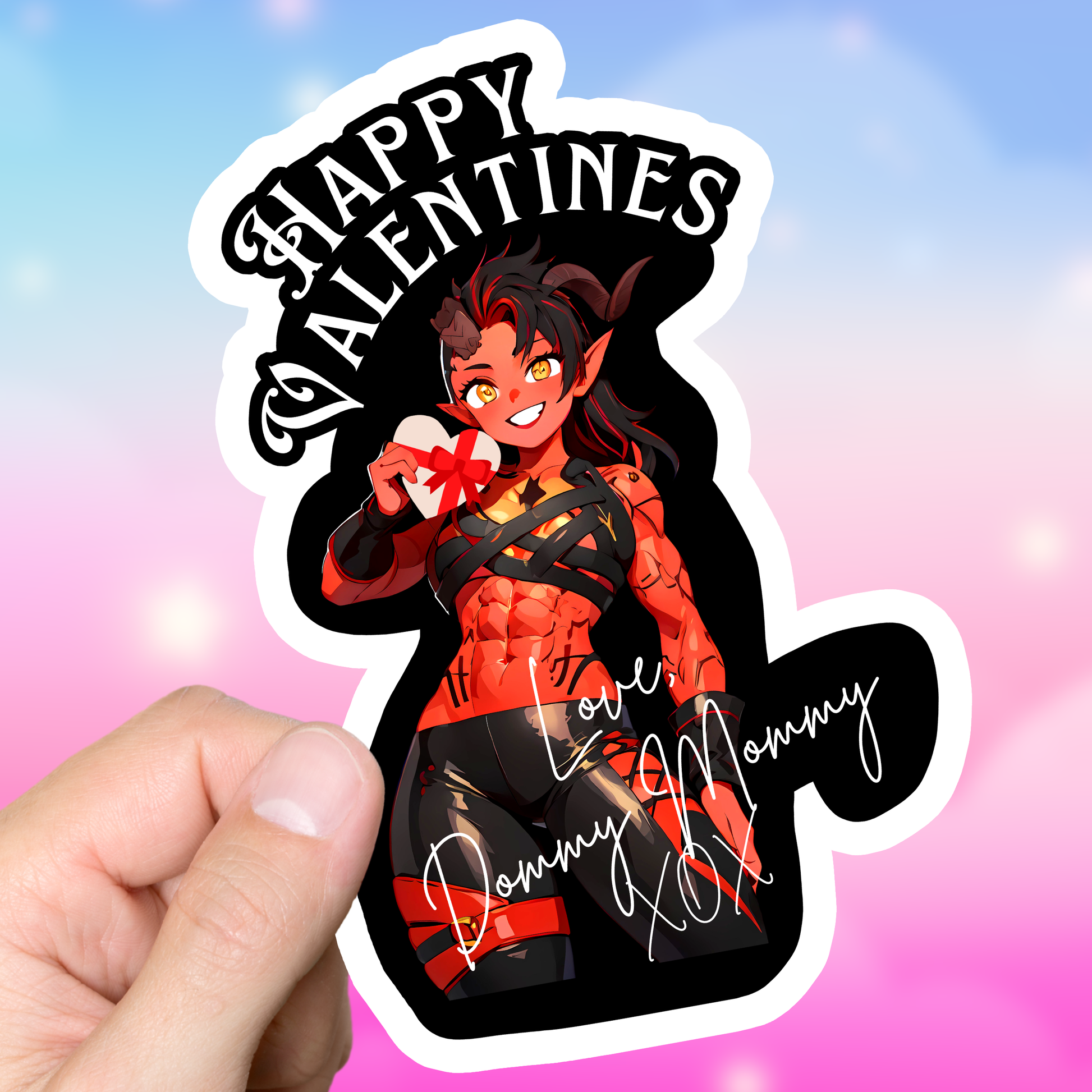 Karlach Cute Valentines Sticker