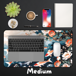 Japanese Koi Fish Desk Mat