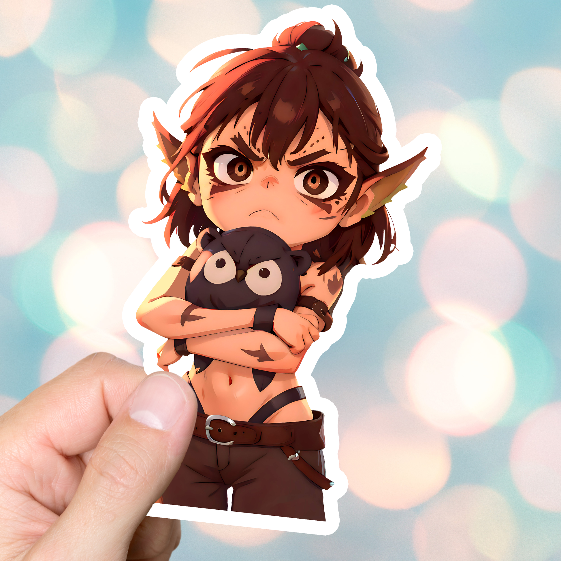 Chibi Laezel OwlBear Sticker