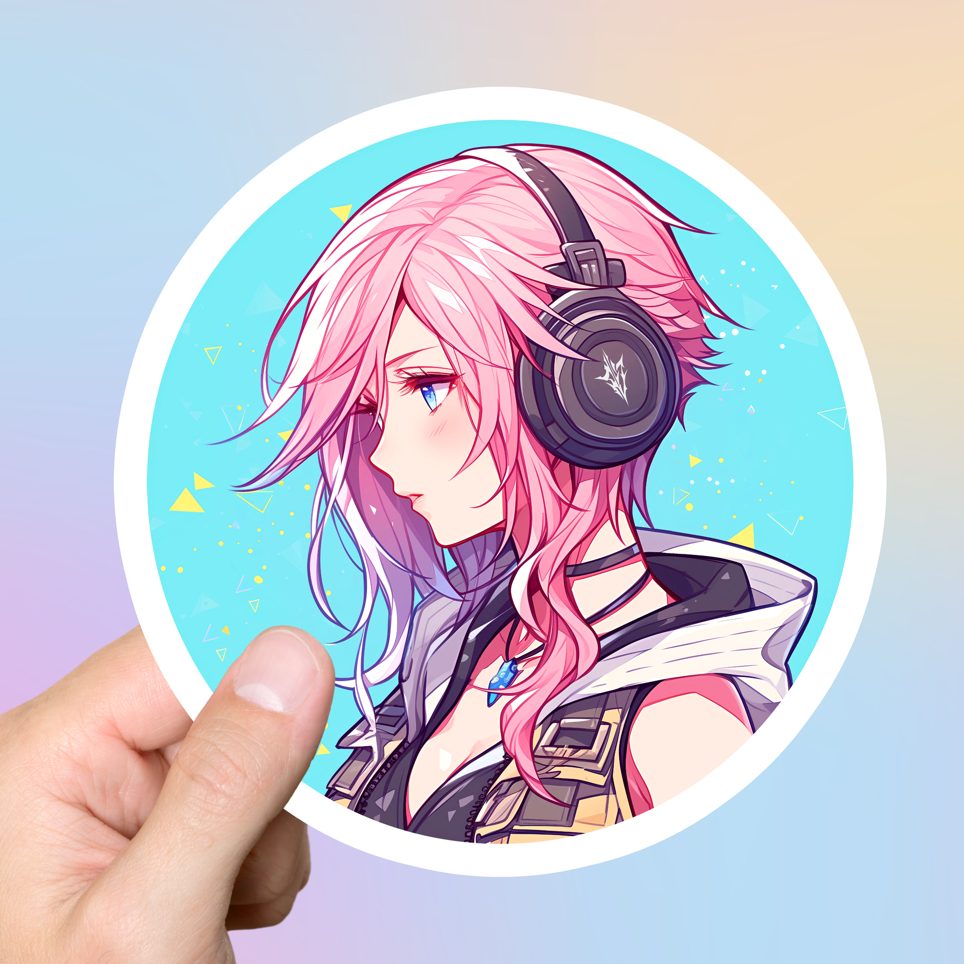 Lightning FF13 Lofi Sticker