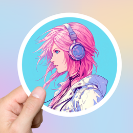 Lightning Lofi Sticker