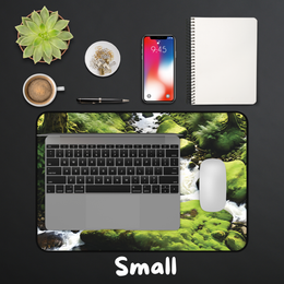 Mossy Forest River Desk Mat