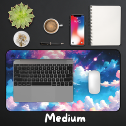 Pastel Clouds Desk Mat