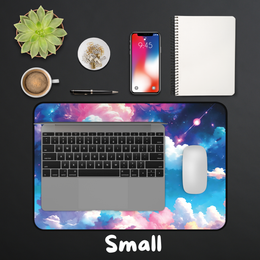 Pastel Clouds Desk Mat