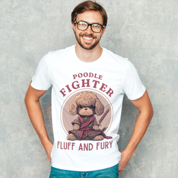 Poodle DND Fighter T-Shirt