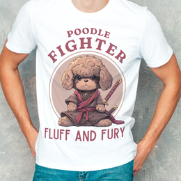 Poodle DND Fighter T-Shirt