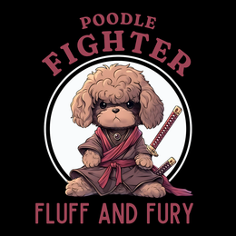 Poodle DND Fighter T-Shirt